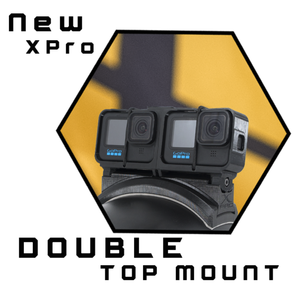DOUBLE TOP MOUNT for GoPro 9-10-11-12-13 (Full Kit)